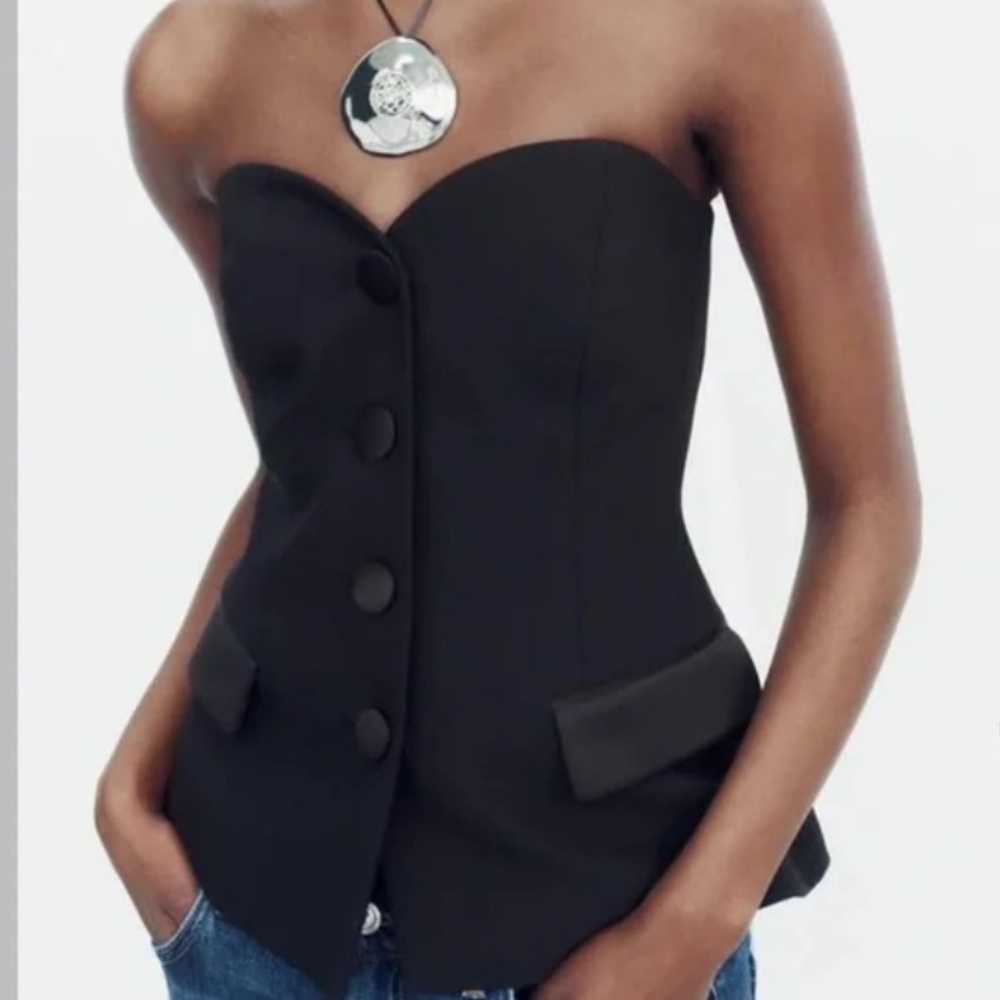 Black bustier Top - Picture 5 of 5